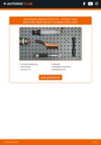 Vervang het Benzinefilter van de motor van de PEUGEOT 405 II (4B) met onze online pdf-handleiding