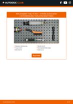 How to change Inline fuel filter diesel and petrol on CITROËN ZX Kasten / Schrägheck (N2) - manual online
