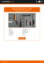 Online manual til udskiftning på egen hånd af Bremsetromle på PEUGEOT Partner Origin Kastenwagen (G_)