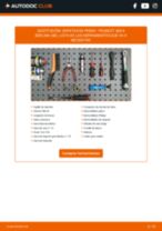 Instalación Kit de zapatas de frenos PEUGEOT 405 II (4B) - tutorial paso a paso