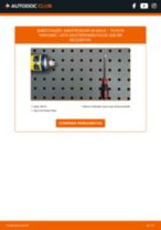 Manual online sobre a substituição de Cabo de travão de estacionamento em OPEL CASCADA
