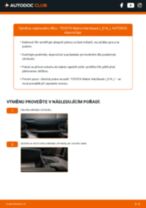 Manuální PDF pro údržbu Matrix Hatchback (_E14_) 2.4 4WD (AZE144)