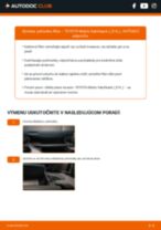 Návod na obsluhu Matrix Hatchback (_E14_) 2.4 4WD (AZE144) - Manuál PDF