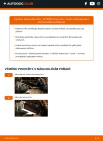 Jak provést výměnu: Kabinovy filtr Xsara Van / Combi 2.0 HDi