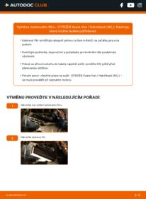 Jak provést výměnu: Kabinovy filtr Xsara Van / Hatchback (N3) 2.0 HDi