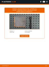 Jak provést výměnu: Vzduchovy filtr C15 Valník / Podvozek (VDPD) 1.8 D