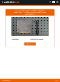 Kaip atlikti keitimą: CITROËN C15 Pritsche / Fahrgestell (VDPD) 1.8 D Oro filtras