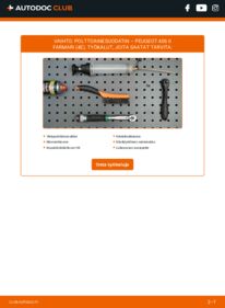 Kuinka vaihtaa Polttoainesuodatin 1.9 TD PEUGEOT 405 II Break (4E) -autoon