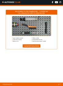 Cum să efectuați înlocuirea: Filtru combustibil Citroën XM Y4 2.1 TD 12V