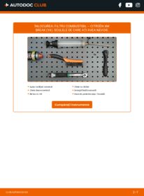 Cum să efectuați înlocuirea: Filtru combustibil CITROËN XM Break (Y4) 2.1 TD 12V