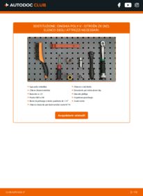 Sostituzione di Cinghia Poly-V Сitroën ZX N2 1.9 D