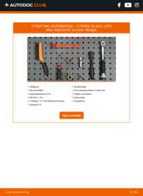 Slik bytter du Kileribberem 1.9 D Сitroën ZX N2