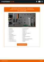 Stap-voor-stap PDF-handleidingen over het veranderen van VW GOLF VII Estate (BA5) Veerpootlager