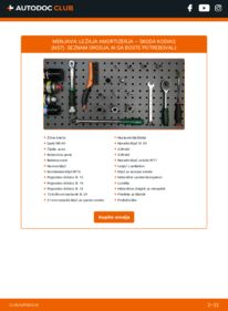 Kako izvesti menjavo: Ležaj Amortizerja Kodiaq (NS7) 2.0 TDI 4x4