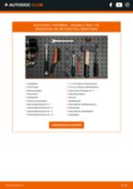 NISSAN X-TRAIL (T30) Stoßdämpfer: Schrittweises Handbuch im PDF-Format zum Wechsel