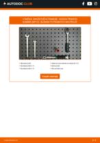 Instalace Klinovy zebrovany remen NISSAN PRIMERA Estate (WP12) - příručky krok za krokem