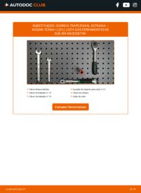 Como realizar a substituição de Correia Trapezoidal Estriada 2.0 Teana J31