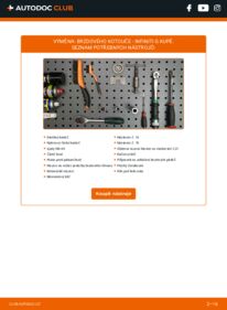 Jak provést výměnu: Brzdovy kotouc G Kupé (V35) 3.5