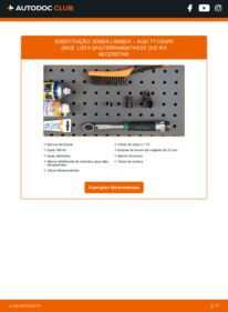 Como realizar a substituição de Sonda Lambda 1.8 T Audi TT 8N