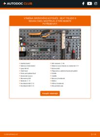 Jak provést výměnu: Brzdovy kotouc Toledo II Sedan (1M2) 1.9 TDI