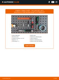 Ako vykonať výmenu: Zámky vonkajšie na Lupo / Lupo 3L (6X1, 6E1) 1.2 TDI 3L