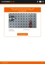 Самостоятелна смяна на Амортисьор за заден капак на SEAT - онлайн ръководства pdf