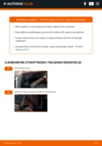 DIY-manual for utskifting av Kupefilter i TOYOTA VERSO S 2016