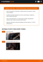 Kaip pakeisti Salono oro filtras TOYOTA PRIUS (ZVW3_) - instrukcijos internetinės