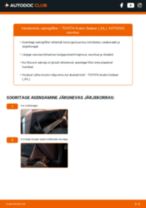 Samm-sammuline PDF-juhend TOYOTA Avalon Limousine (_X4_) Salongifilter asendamise kohta