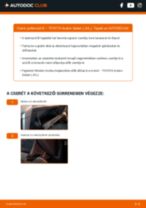 Lépésről-lépésre PDF-útmutató - TOYOTA Avalon Limousine (_X4_) Utastér levegő szűrő csere