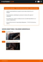Hvordan skifter man Kabinefilter TOYOTA HILUX Pickup (GUN1_) - manual online