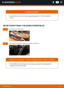 Hvordan man udfører udskiftning af: Viskerblade på 2.0 D-4D (CDT250_) Toyota Avensis t25