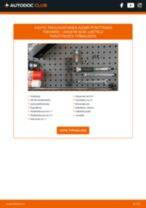 Online-ohjekirja, kuinka vaihtaa Etujarrusatulan korjaussarja LANCIA LYBRA (839AX) -malliin