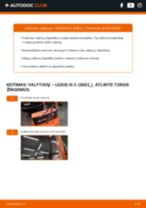 Kaip pakeisti Stiklo valytuvai mano IS I Sportcross (XE10) 300 (JCE10_)? Išsamios instrukcijos