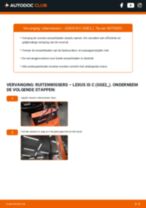 Hoe voer ik een Ruitenwisser-vervanging in mijn IS I Sportcross (XE10) 300 (JCE10_) uit? Stapsgewijze handleidingen