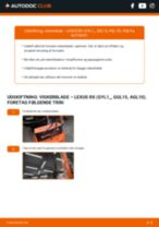Den professionelle guide til udskiftning af Viskerblade på din Lexus RX AL10 450h AWD (GYL15_)
