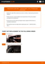 DIY LEXUS change Cabin air filter - online manual pdf