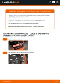 Vervanging uitvoeren: Ruitenwissers 200 (GXE10_) Lexus IS SportCross