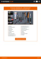 MERCEDES-BENZ 190 (W201) Bremsbeläge: Schrittweises Handbuch im PDF-Format zum Wechsel