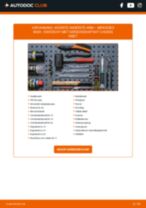 Stap-voor-stap PDF-handleidingen over het veranderen van MERCEDES-BENZ 190 (W201) Draagarm