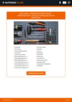 MERCEDES-BENZ 190 (W201) Querlenker: Schrittweises Handbuch im PDF-Format zum Wechsel