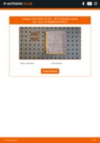 Podrobný PDF tutorial k výmene SEAT CORDOBA (6K1, 6K2) Kabínový filter
