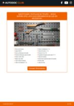 Manual online sobre a substituição de Calços de travão em SKODA SUPERB (3T4)