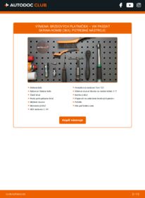 Ako vykonať výmenu: Brzdové Platničky na Passat B7 Van / Kombi (365) 2.0 TSI