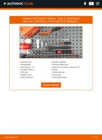 Jak provést výměnu: Brzdový třmen A1 Sportback (8XA, 8XK) 1.6 TDI