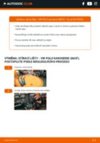 Jak vyměnit přední a zadní List stěrače VW POLO Box (86CF) - manuály online