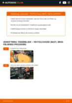 Hvordan skifter man Bagvisker bag og foran VW POLO Box (86CF) - manual online