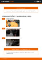 Výmena predné a zadné Stieracia liżta SEAT IBIZA II (6K1): tutorial pdf