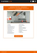 Schritt-für-Schritt-Anleitung im PDF-Format zum Domlager-Wechsel am VW NEW BEETLE (9C1, 1C1)