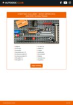 Bytte Gummistriper, eksosanlegg Skoda Octavia 1u: handleiding pdf